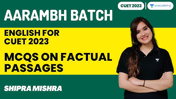 MCQs on Reading comprehension Factual Passages