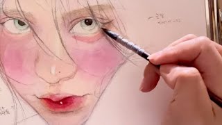 과슈 물감 수채화 • Gouache Watercolor process | OG
