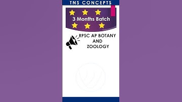 For Future Assistant Professors | 3 MONTHS BATCH |RPSC AP BOTANY AND ZOOLOGY | #rpsc