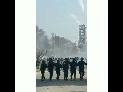 Tiros y corridas en una protesta de la UOCRA en Ensenada