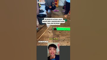 Rumah Di Atas Laut Pria Ini Mancing Dalam Rumah #viral #shorts #mancing