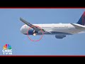 WATCH Delta Airlines Flight Engine Catches Fire During Take Off In Los Angeles N18G WATCH Delta Airlines Flight Engine Catches Fire During Take Off In Los Angeles N18G