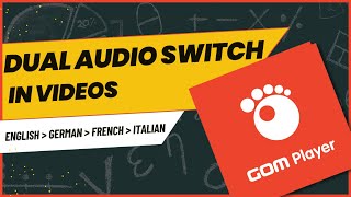 How to Switch Dual Audio on Gom Video Player - Gom Player Tips and Tricks screenshot 1