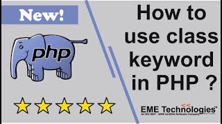 How to use class keyword in PHP
