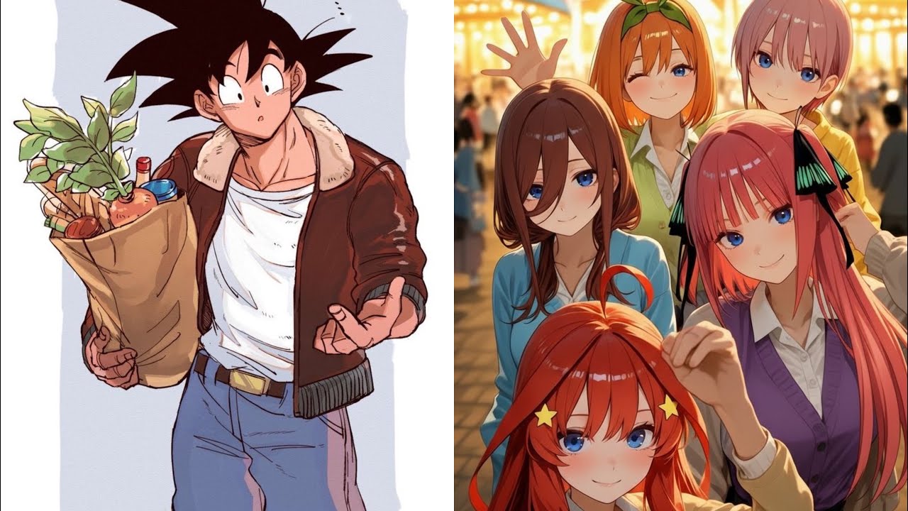 Гоку, возродившийся в детстве, в «Пятидесяти близнецах» | Гоку и гарем | Часть 1