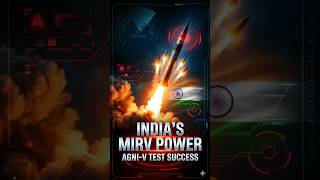 Agni-V MIRV Test 🚀🇮🇳India’s Strategic Power Explained 🔥#Agni5 #MIRV #DRDO