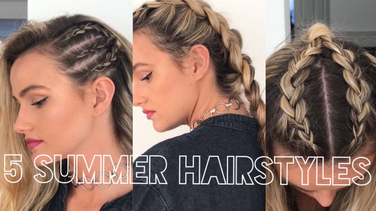 5 QUICK & EASY WAYS TO STYLE PLAITS FOR SUMMER & FESTIVALS | SYD AND ...