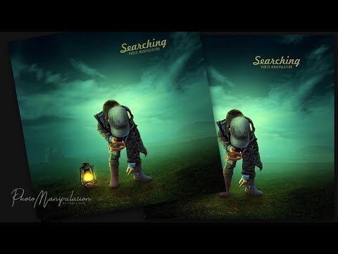 Searching - Photo Manipulation Light Effects in Photoshop CC Searching - Photo Manipulation Light Effects in Photoshop CC