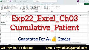 Exp22_Excel_Ch03_Cumulative_Patient | Excel Chapter 3 Cumulative - Blood Pressure Monitoring