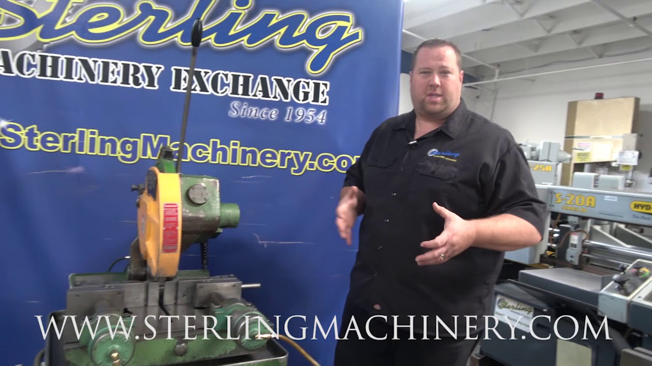 14" Used Doringer (LOW TURN) With Dual Air Vises Circular Cold Saw A5111