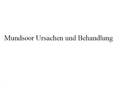 Video: Mundsoor: Symptome, Ursachen, Behandlungen Und Mehr