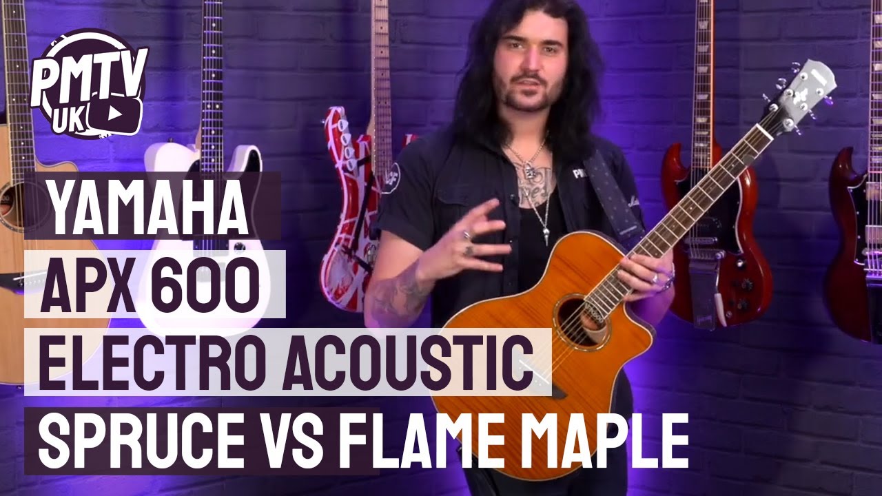 Yamaha APX600 Now Available With Flame Maple Top And Two New