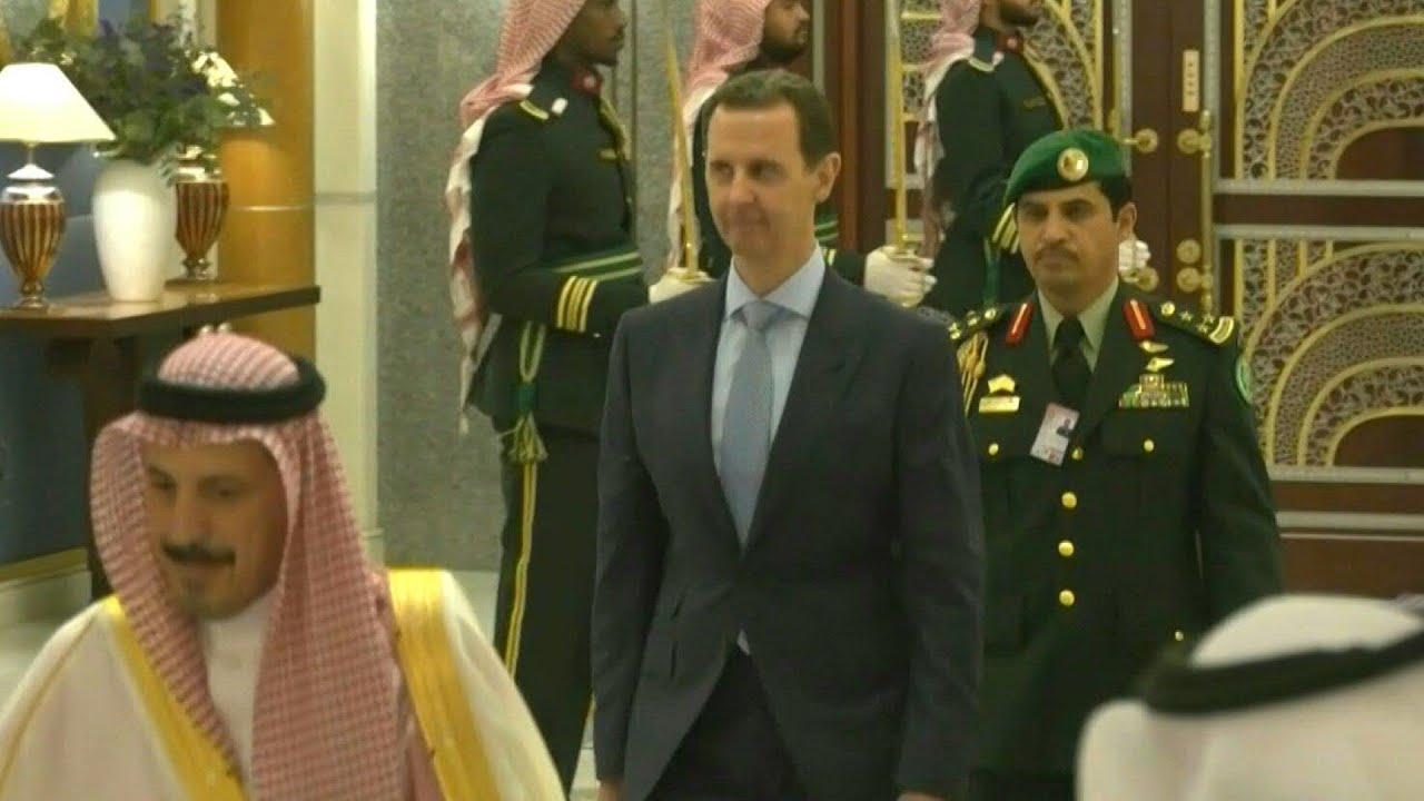 Syrian President Assad arrives for Arab League summit | AFP - YouTube