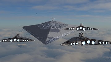 Republic Secutors vs Empire Executor - Star Wars Empire At War Remake