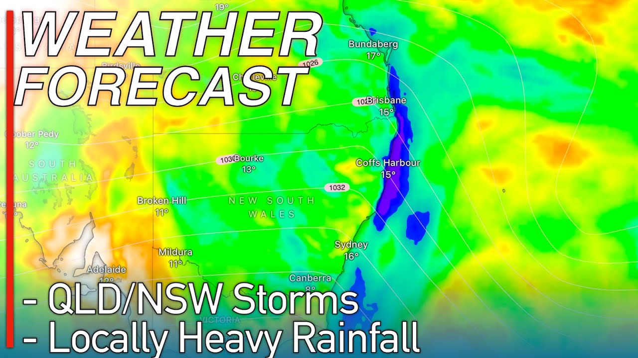 Queensland Forecast to be Lashed by Heavy Rainfall and Strong ...