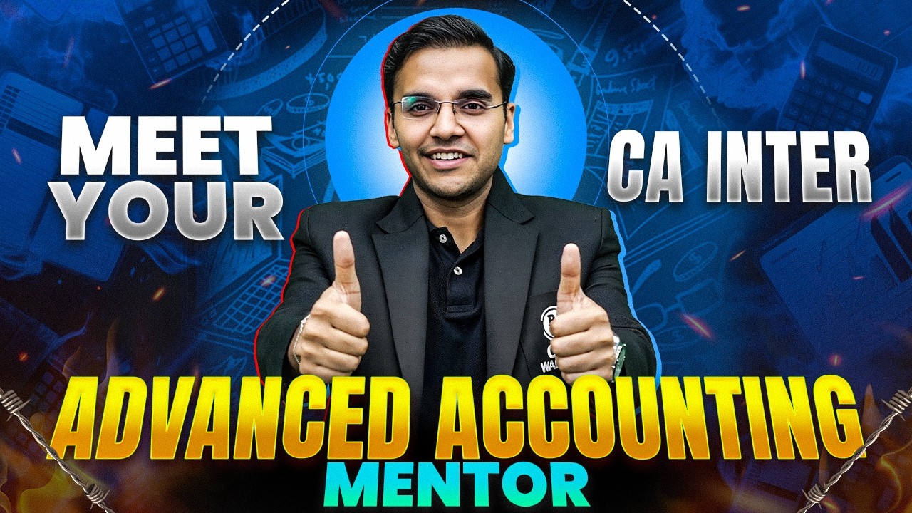 Meet Your CA Intermediate Advanced Accounting Mentor | CA Nitin Geol 