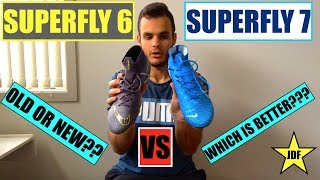 NIKE MERCURIAL SUPERFLY 6 vs SUPERFLY 7 COMPARISON - YouTube