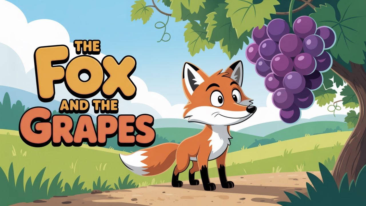 The Fox and The Grapes | Story for Kids | Moral Stories | English Stories
