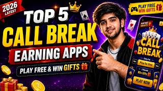 Best Call Break Earning Apps 2026 | Best Callbreak Game App | Play Free & Get Rewards screenshot 1