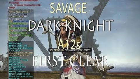 FFXIV - A12S Clear Dark Knight POV