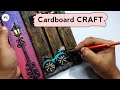 A very easy and beautiful home decor craft  diy cardboard craft  craft ideas  pc crafts planet