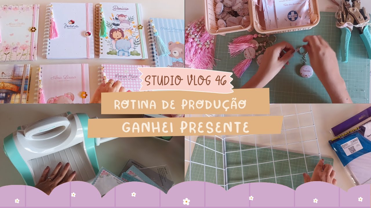 studio vlog #46 🌻✨Rotina de encomendas e ganhei um presente maravilhoso ♥