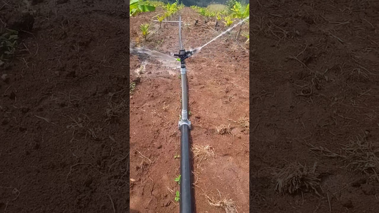 HDPE pipe conection pvc plastic sprinkler system 💧