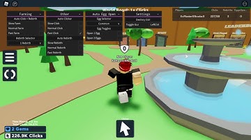 Clicking Simulator 2.0 Script | AUTOFARM, AUTOREBIRTH, EGG OPENER