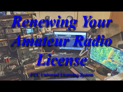 Renewing Your Amateur Radio License thru FCC Universal Licensing System