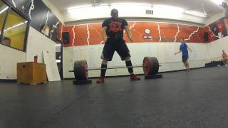 6-18-13 // CUBE METHOD - Week 3 / Day 2 | Heavy Deadlift // 495x2, 585x1 off 4 plates