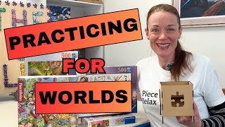 Practicing for the 2024 World Jigsaw Puzzle Championship Competition (Part 1)