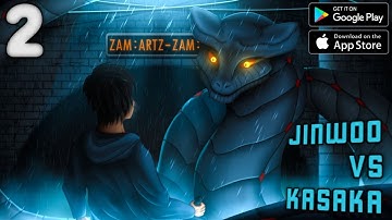 Jinwoo VS Kasaka | Solo Leveling:Arise Gameplay Walkthrough Part 2 (Android & iOS)