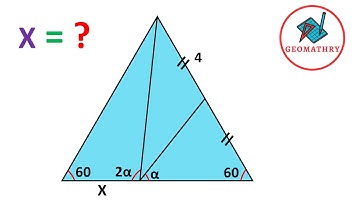 Calculating the missing length in the Equilateral Triangle | 2 Methods