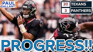Texans EMBARRASS Panthers, make progress in preseason game 1!!