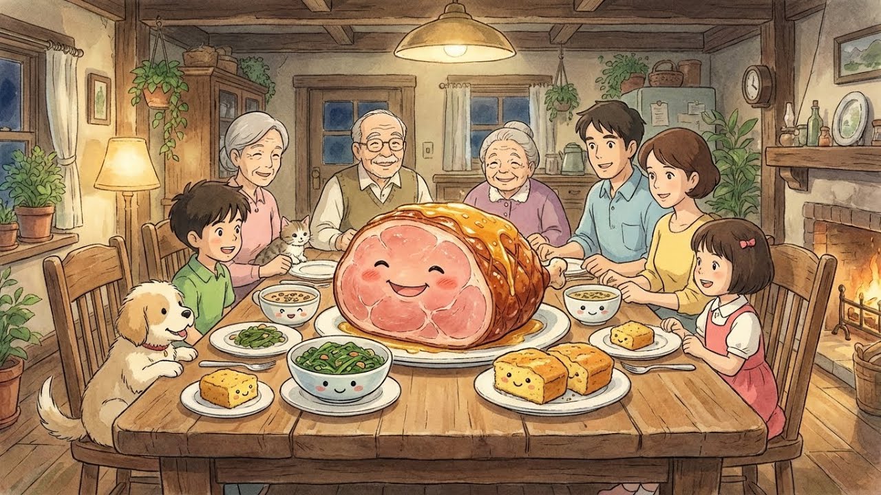 Ghibli Style New Year Feast: Lucky Foods & Cozy Cooking ASMR | ghibli cooking days