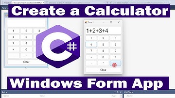 Easy Steps to Create a Calculator Using C# Windows Form