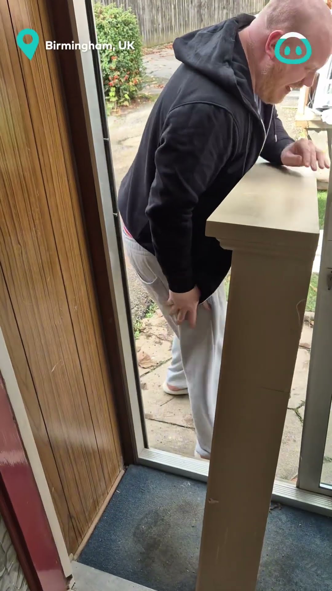 Man gets 'Wedgied' by Front Door || ViralHog