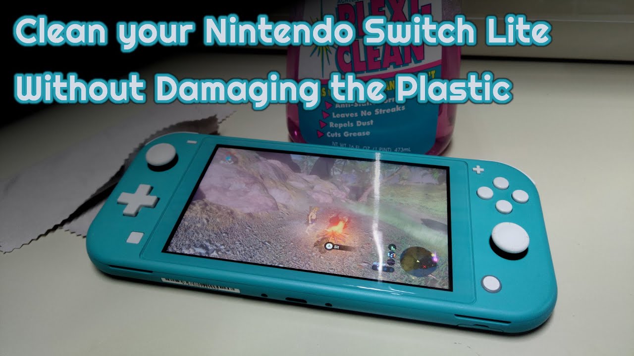 prins blast slutningen How to clean your Nintendo Switch Lite without Damaging the Plastic -  YouTube