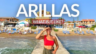 Arillas Corfu - What Is It Like? (July 2021) | Corfu Travel Vlog 🇬🇷