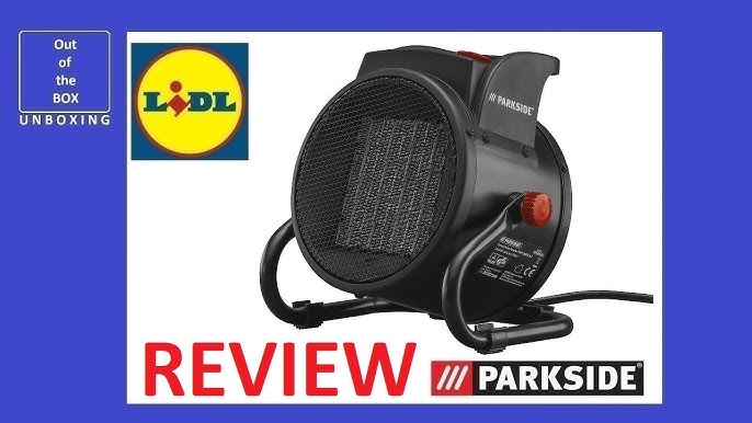 Parkside Ceramic Fan Heater PKH 3000 A1 Unboxing Testing - YouTube