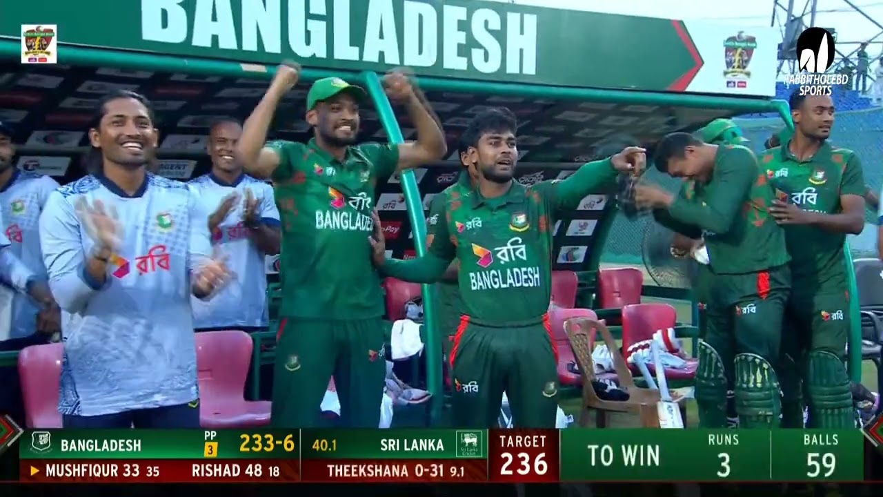 Winning Moments | Bangladesh  vs Sri Lanka | 3rd ODI | Sri Lanka tour of Bangladesh 2024