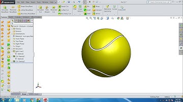 solidworks Tennis ball