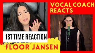 Floor Jansen FIRST TIME REACTION / Vocal Coach reacts to Floor Jansen Euphoria