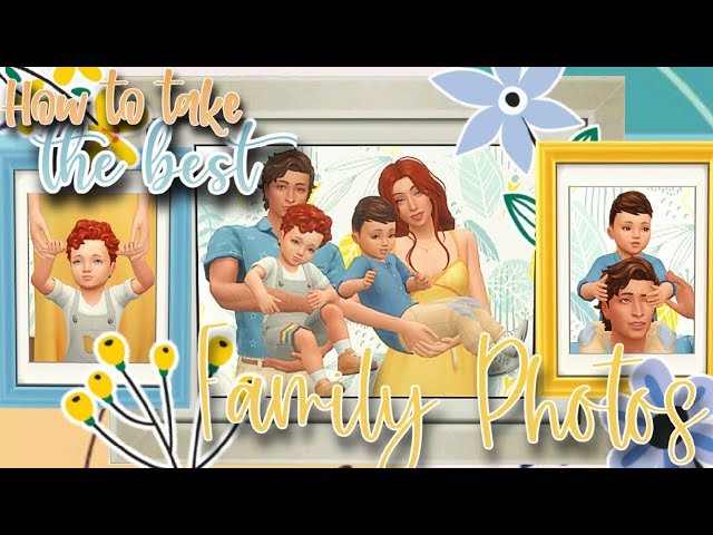 Easter Family Portraits - 7 group poses for the whole family (child,  toddler and infant) - The Sims 4 Download - SimsFinds.com