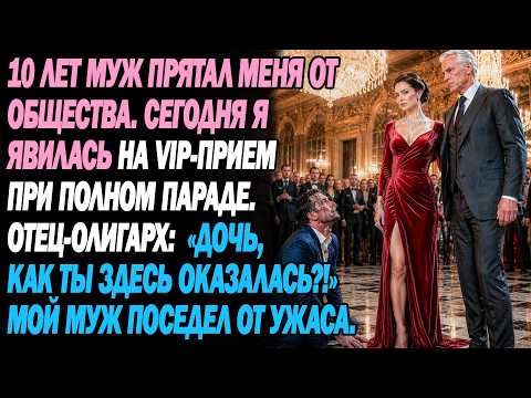 10 лет муж прятал меня от общества. Сегодня я явилась на VIP-прием при полном параде. Отец-олигарх😉