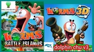 Worms 3D / Battle Islands (dolphin chuv3 emulator) screenshot 4