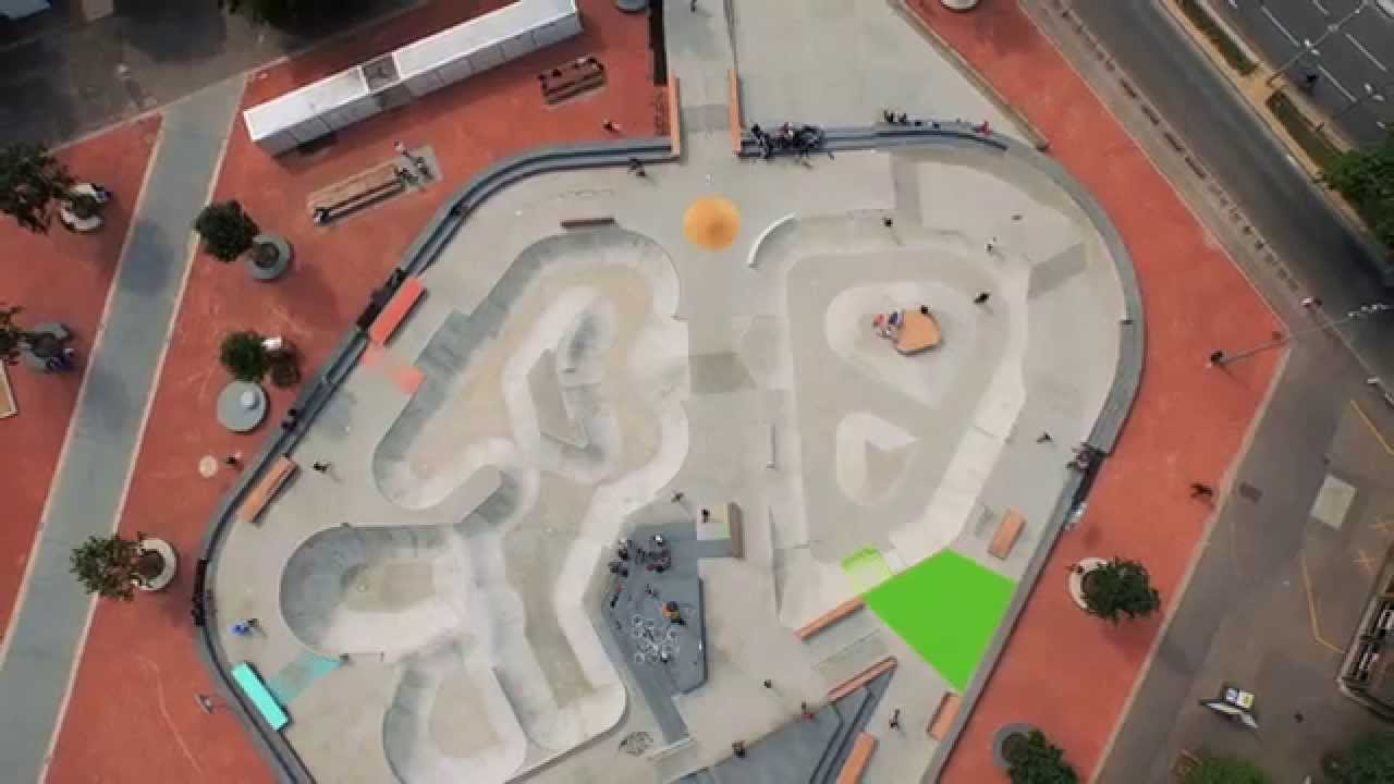 One Take Shot: Simon Perrottet - Plainpalais Skatepark ( Drone Aerial )