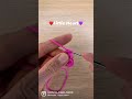 Little Heart ❤️ Easy Crochet 💜 link in comment 💙 #shorts #crochet #amazing #yarn #craft