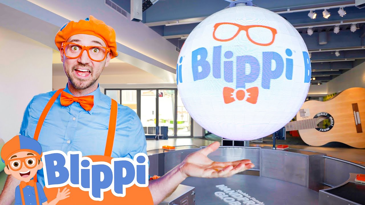 Blippi's Innovation Creation at MOXI | Blippi's Stories and Adventures for Kids | Moonbug Kids