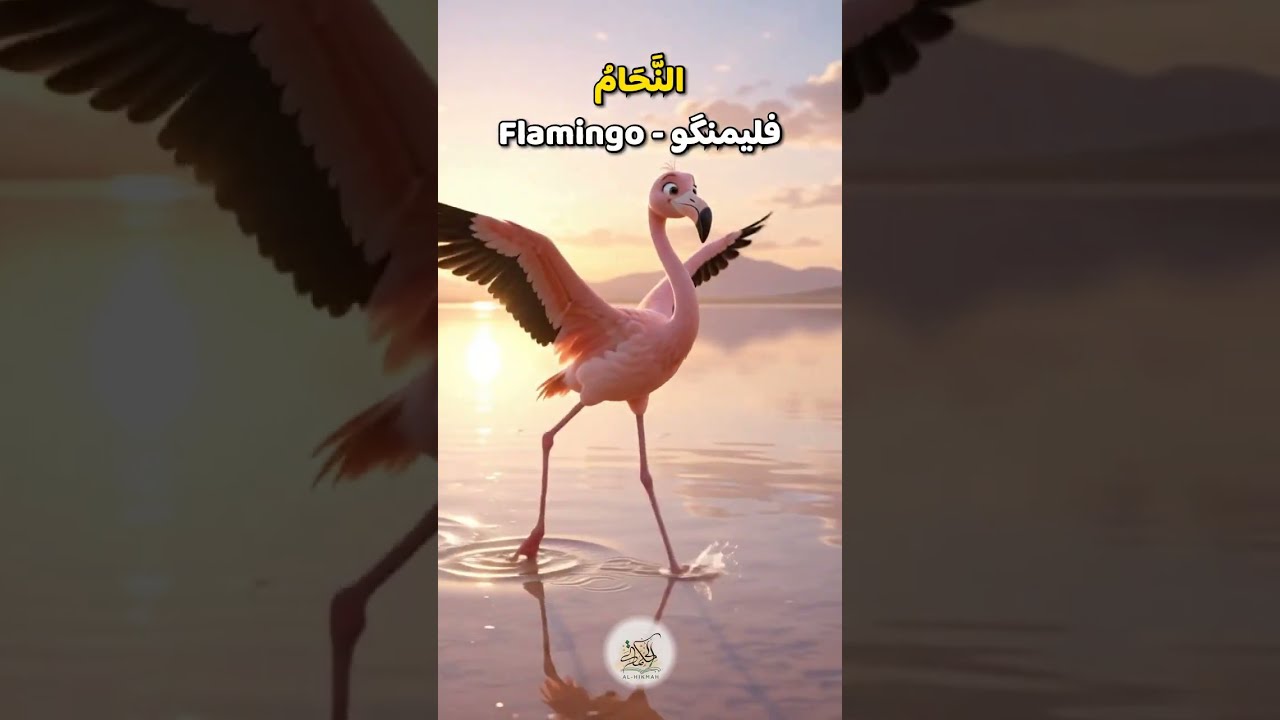 Learn Arabic Through Wetland Birds 🦩 | 6 Water Birds in Arabic #learn #arabic #kidslearning
